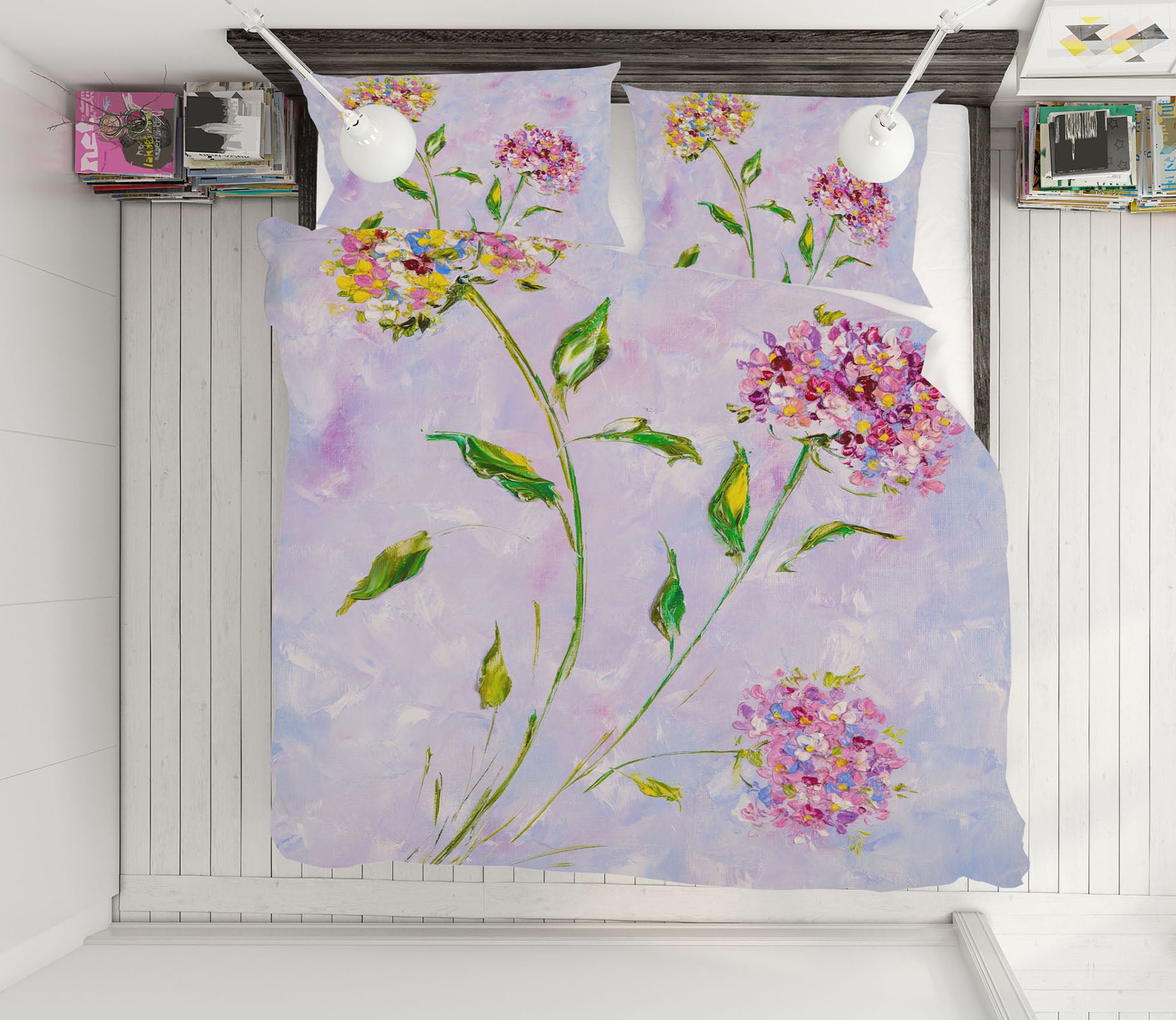 3D Colorful Flower 554 Skromova Marina Bedding Bed Pillowcases Quilt