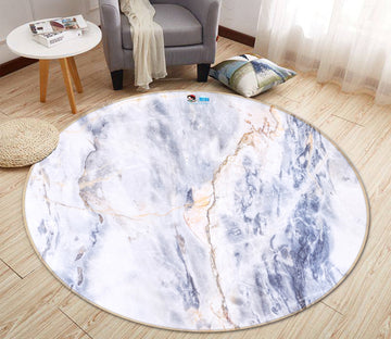 3D Irregular Light Ink 113 Round Non Slip Rug Mat Mat AJ Creativity Home 