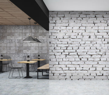 3D White Bricks 1422 Wall Murals