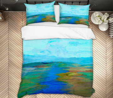 3D Undersea Channel 2114 Michael Tienhaara Bedding Bed Pillowcases Quilt