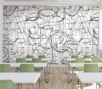 3D Alphabet Graffiti 008 Wall Murals