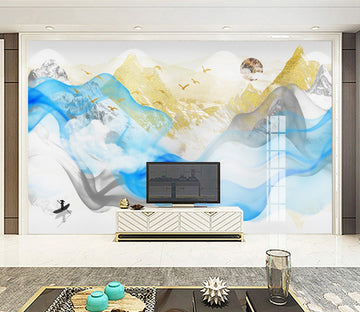 3D Fisherman Boat WG044 Wall Murals