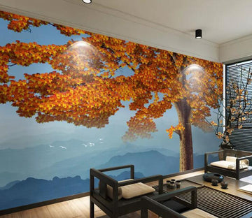 3D Beautiful Maple Leaf WG27 Wall Murals Wallpaper AJ Wallpaper 2 