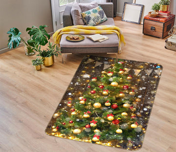 3D Ball 56196 Christmas Non Slip Rug Mat Xmas