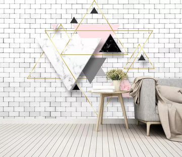 3D Colored Triangle WC67 Wall Murals Wallpaper AJ Wallpaper 2 
