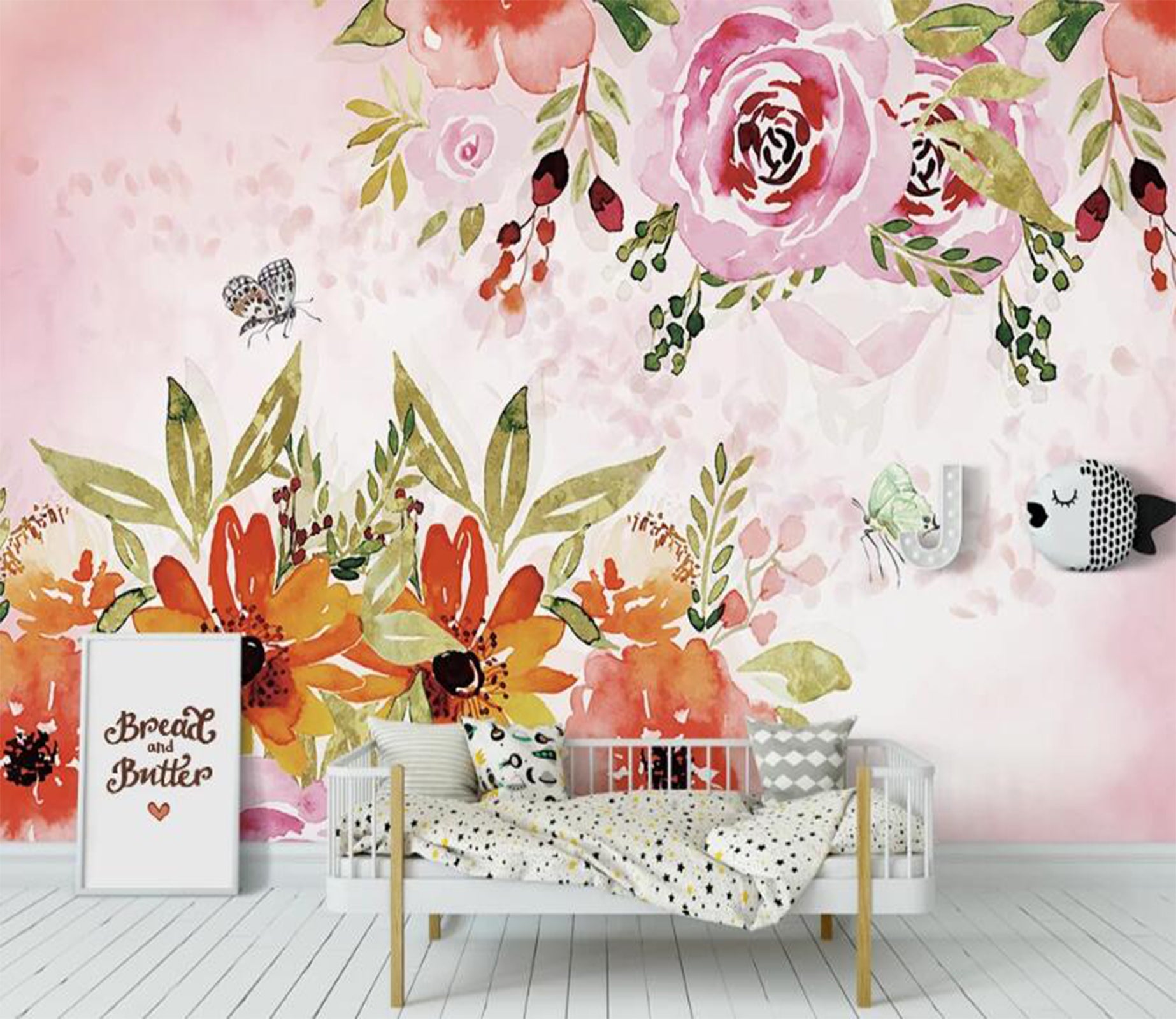 3D Vibrant Flowers Of Spring 2453 Wall Murals