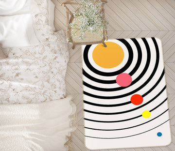 3D Playful Universe 1097 Boris Draschoff Rug Non Slip Rug Mat