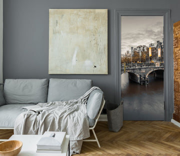 3D Stone Bridge 106163 Assaf Frank Door Mural