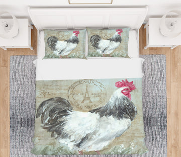 3D Chick 2035 Debi Coules Bedding Bed Pillowcases Quilt