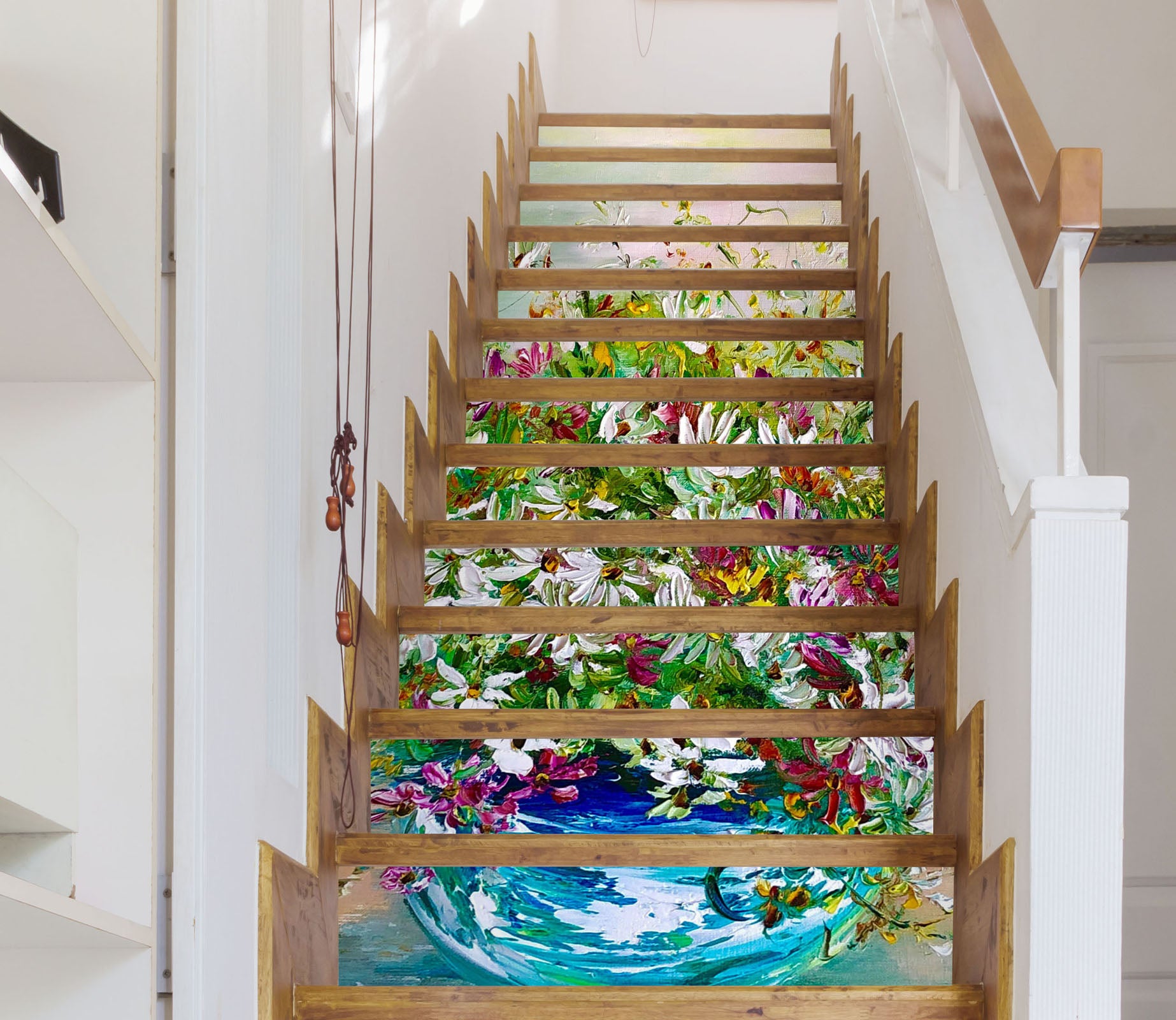 3D Beautiful Bouquet 2173 Skromova Marina Stair Risers