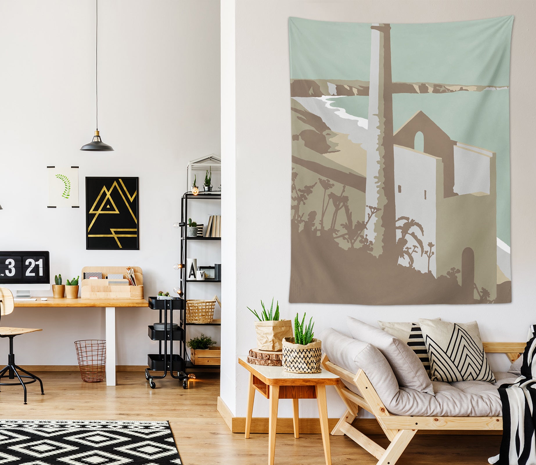 3D Old House 5383 Steve Read Tapestry Hanging Cloth Hang