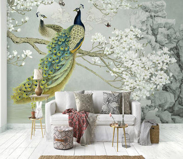 3D Gorgeous Peacock 862 Wall Murals