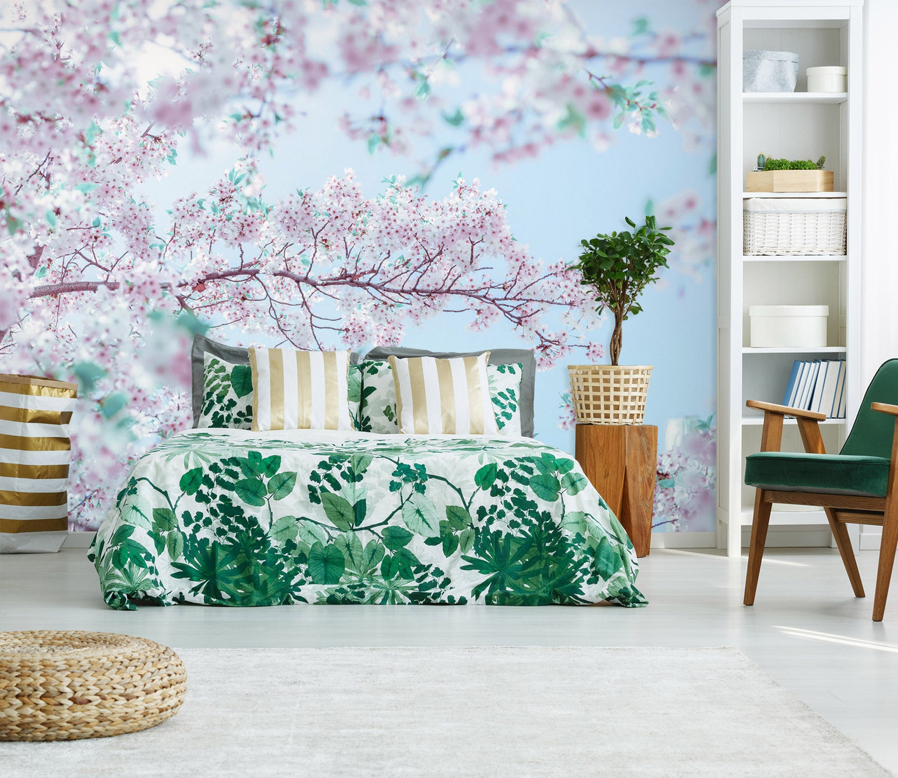 3D Pink Flower 6242 Assaf Frank Wall Mural Wall Murals