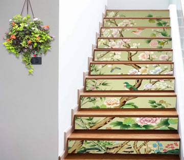 3D Spring Branch 013 Stair Risers