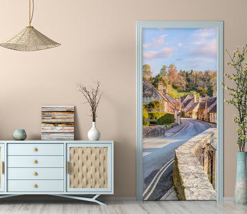 3D Town Scenery 5153 Assaf Frank Door Mural