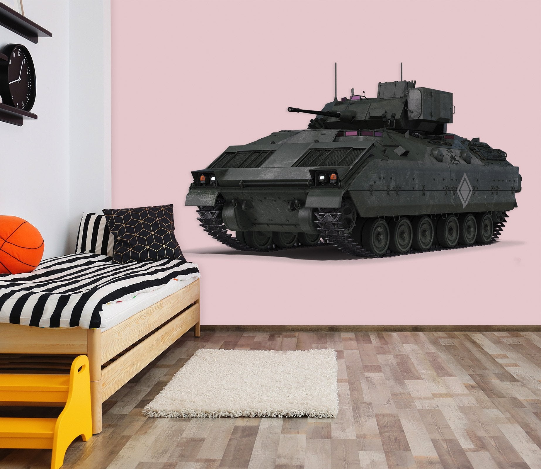 3D Tank Black 281 Vehicles Wallpaper AJ Wallpaper 