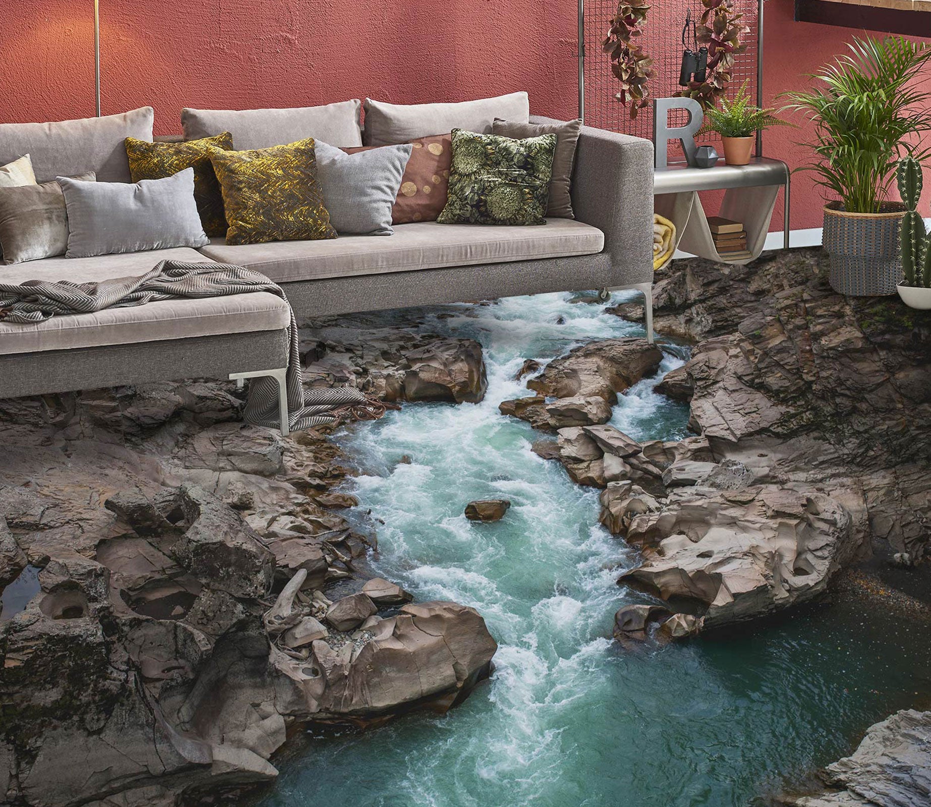 3D Water Mood 1031 Floor Mural  Wallpaper Murals Self-Adhesive Removable Print Epoxy