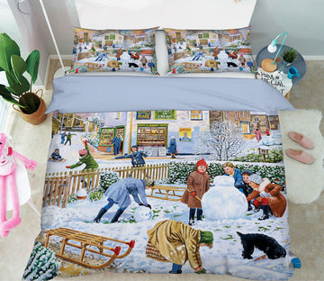 3D Winter Games 2077 Trevor Mitchell bedding Bed Pillowcases Quilt