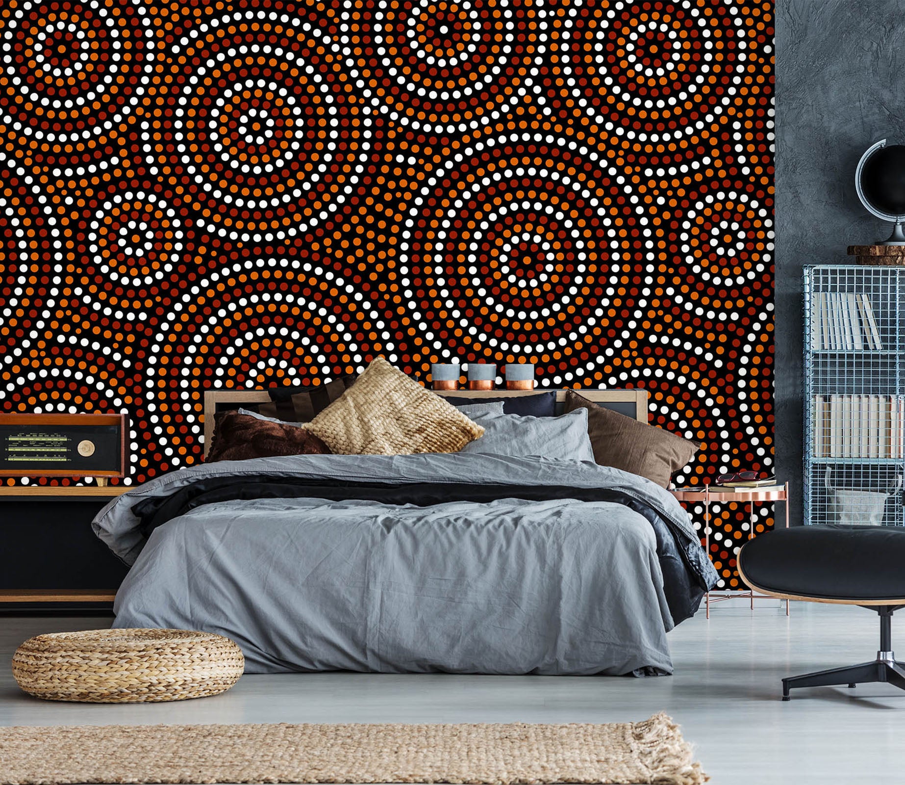 3D Circle Pattern 57225 Wall Murals