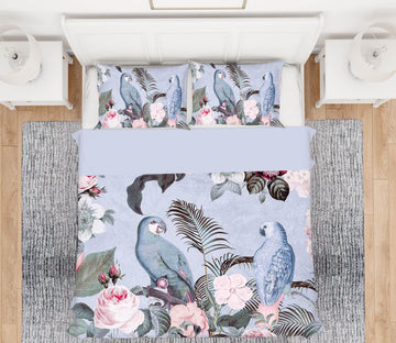 3D Bird Family 2128 Andrea haase Bedding Bed Pillowcases Quilt Quiet Covers AJ Creativity Home 