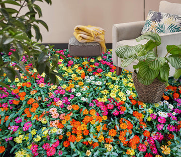 3D Pretty Colored Flowers 417 Floor Mural  Wallpaper Murals Rug & Mat Print Epoxy waterproof bath floor