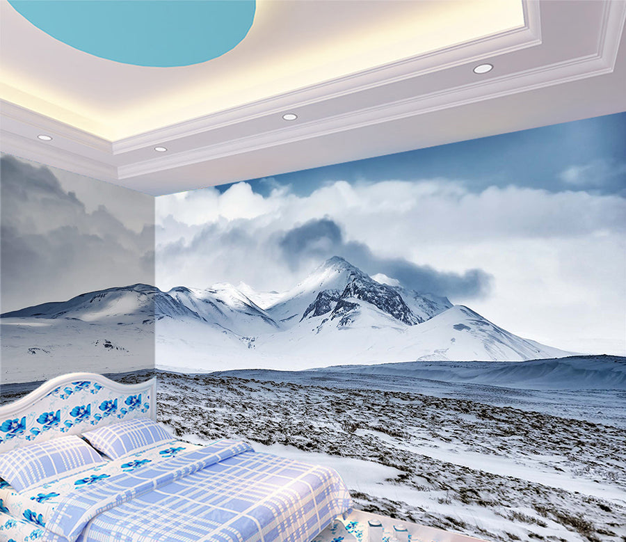 3D Snow Mountain 1022 Wall Murals