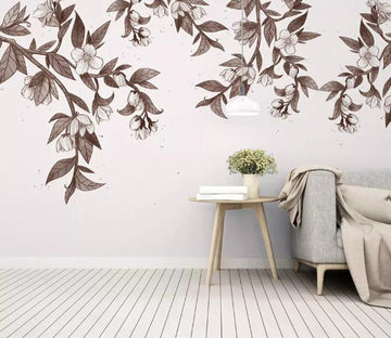 3D Flower Leaves WG89 Wall Murals Wallpaper AJ Wallpaper 2 