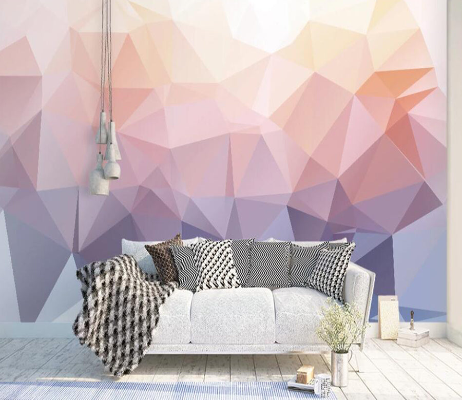 3D Four-color Tiles 938 Wall Murals