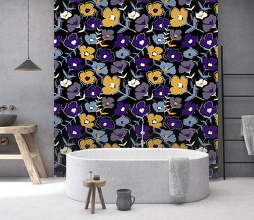 3D Doodle Flower 60 Wall Murals