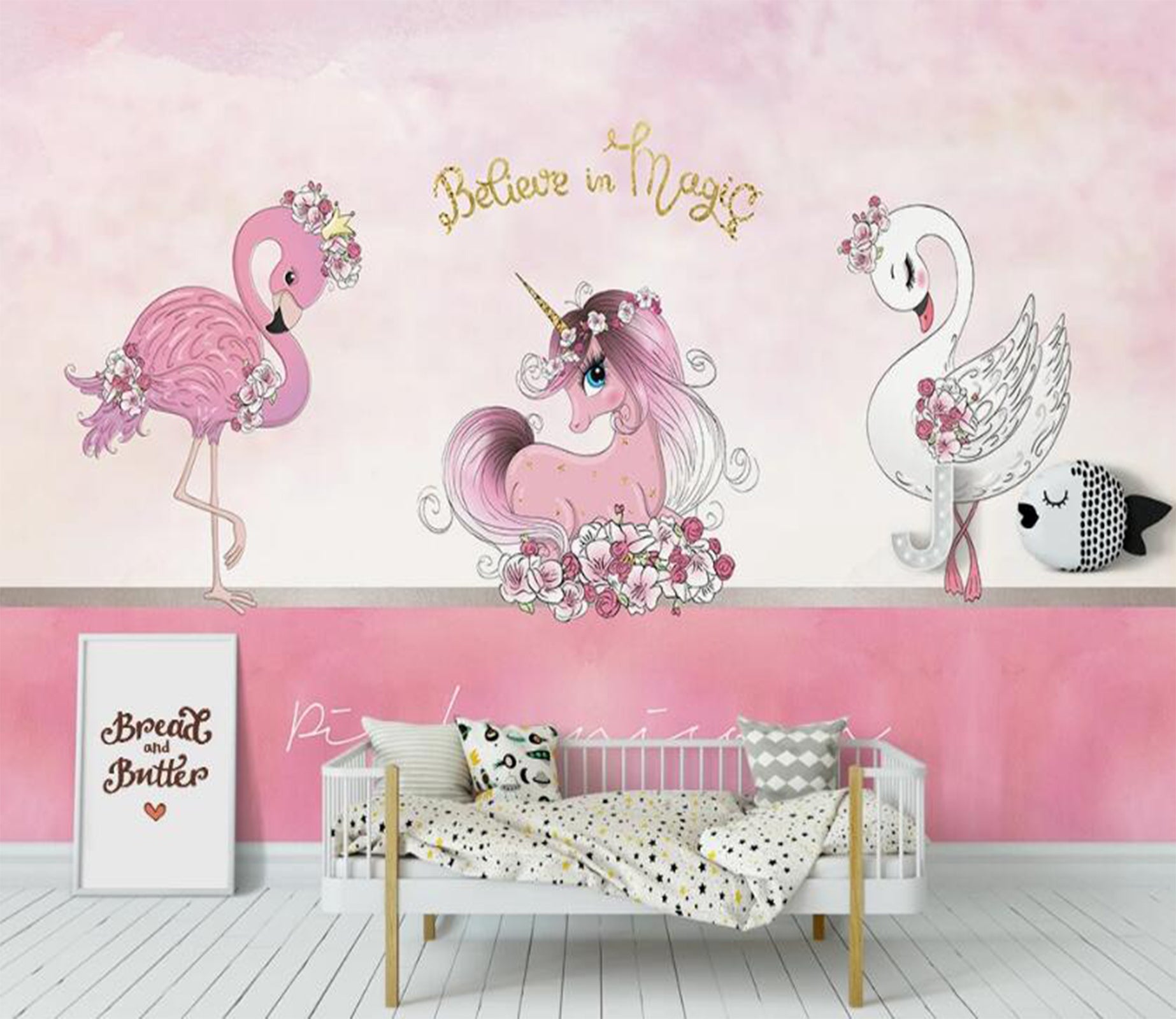 3D Three Shy Animals 2439 Wall Murals