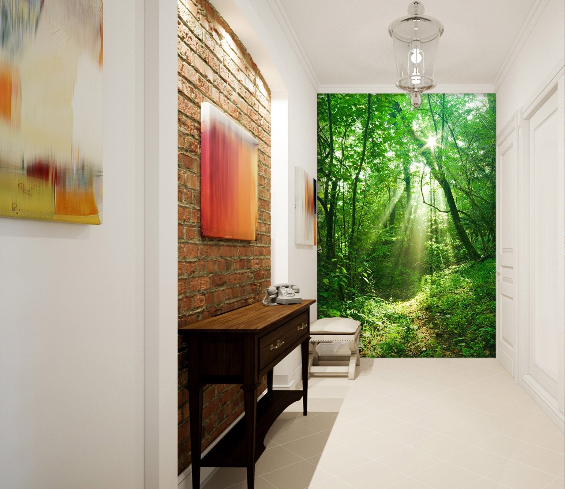 3D Woods Forest 112 Wall Murals Wallpaper AJ Wallpaper 