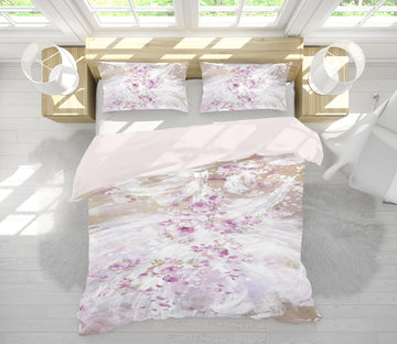 3D White Skirt Flower Vine 2152 Debi Coules Bedding Bed Pillowcases Quilt