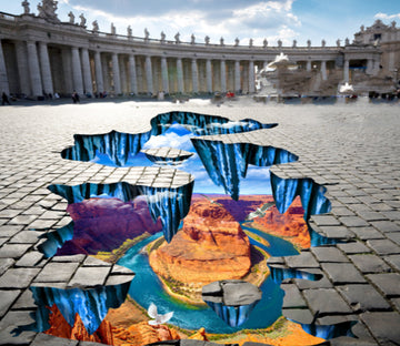 3D Great Rivers And Mountains 479 Floor Mural  Wallpaper Murals Rug & Mat Print Epoxy waterproof bath floor