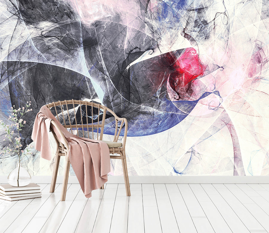 3D Black Pattern WG190 Wall Murals