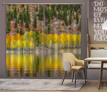 3D Forest Landscape 037 Marco Carmassi Curtain Curtains Drapes