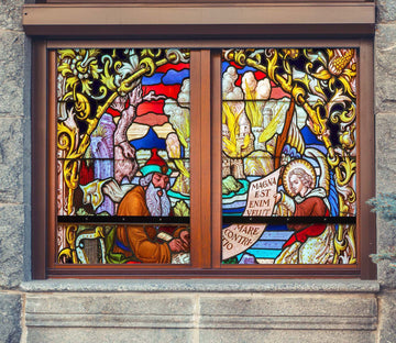 3D Virgin Royal 132 Window Film Print Sticker Cling Stained Glass UV Block