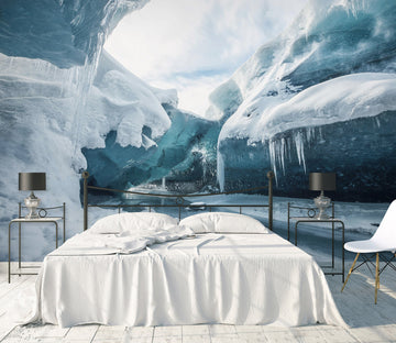 3D Glacier White 1662 Wall Murals