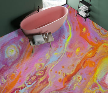 3D Psychedelic Color Art 702 Floor Mural  Wallpaper Murals Rug & Mat Print Epoxy waterproof bath floor