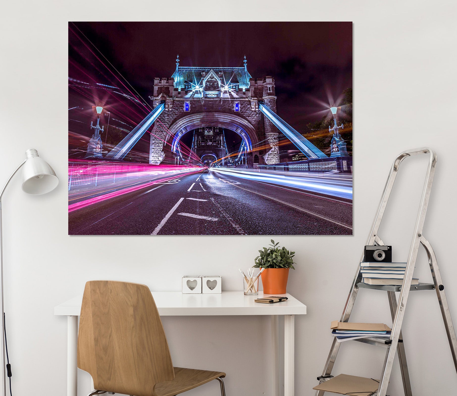 3D City Night 026 Assaf Frank Wall Sticker