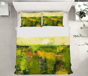 3D Green Meadow 1101 Allan P. Friedlander Bedding Bed Pillowcases Quilt