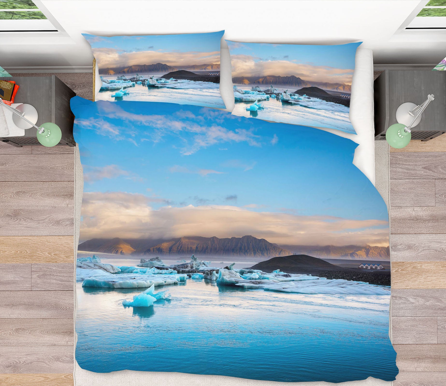 3D Blue Lagoon 083 Marco Carmassi Bedding Bed Pillowcases Quilt
