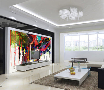 3D Painted Couple WG244 Wall Murals