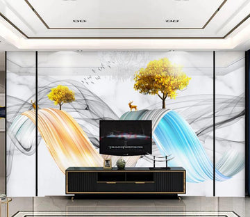 3D Paint Ribbon 141 Wall Murals