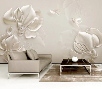 3D Fish Flower 367 Wall Murals Wallpaper AJ Wallpaper 2 