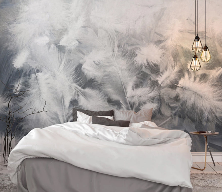 3D Feather Down WC2272 Wall Murals