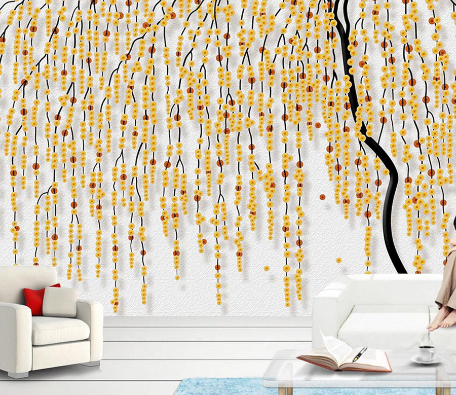 3D Copper Money Tree WC317 Wall Murals