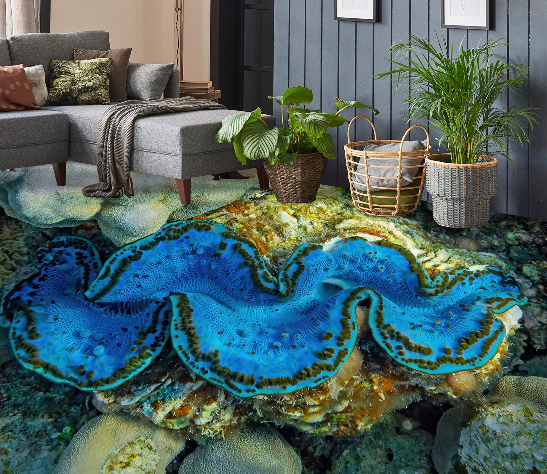 3D Abstract Blue River 835 Floor Mural  Wallpaper Murals Rug & Mat Print Epoxy waterproof bath floor