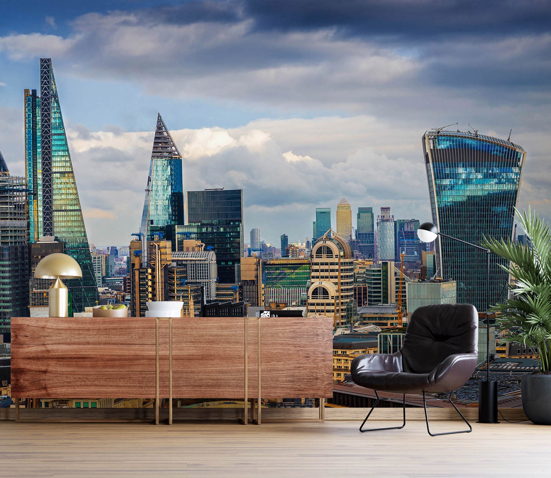 3D High-Rise Building 57218 Wall Murals