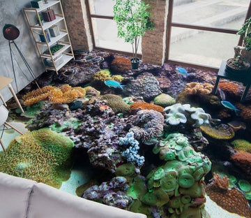 3D Delicate Coral 612 Floor Mural  Wallpaper Murals Rug & Mat Print Epoxy waterproof bath floor