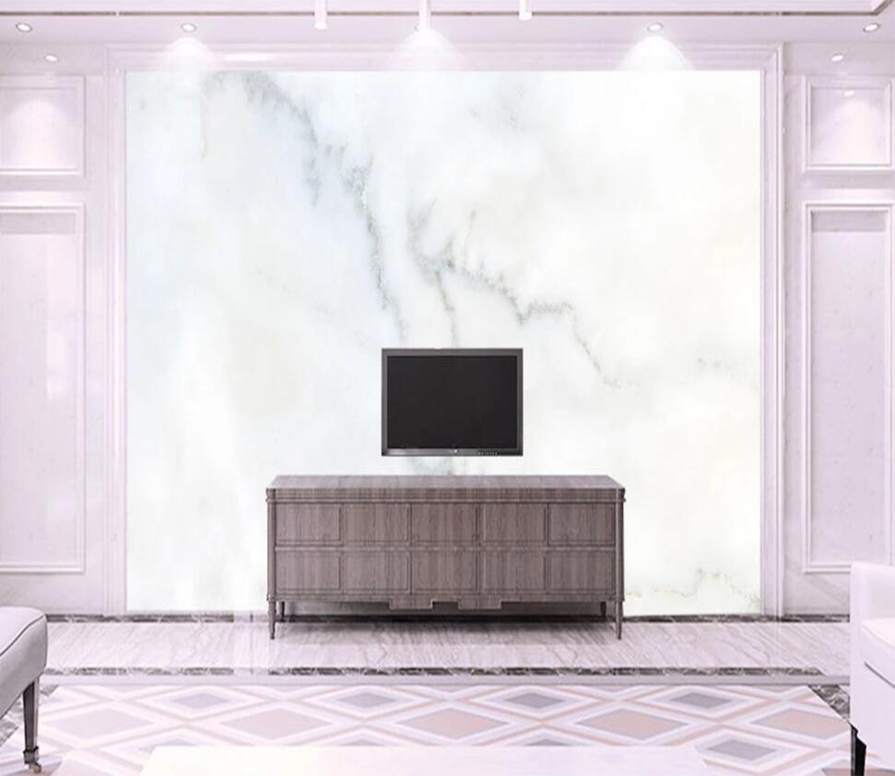 3D Gray Thick Line Texture 2139 Wall Murals